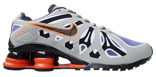 Tênis Nike Shox Turbo 13 Cinza e Laranja