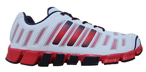 Tênis Adidas Clima Cool Branco Preto e Vermelho