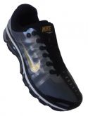 Tênis Nike Air Max 360 2009 Grafite e dourado