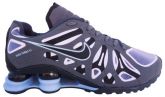 Tênis Nike Shox Turbo 13 Grafite Preto e Azul Bebê